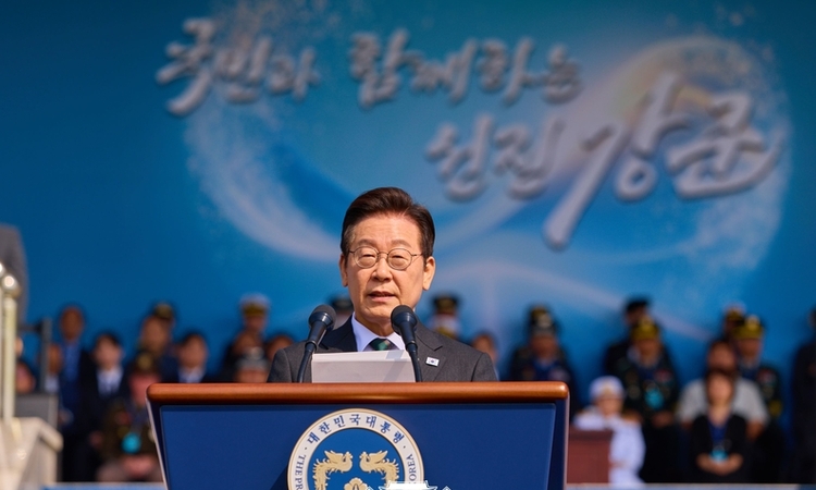 이재명 대통령, 제77주년 국군의날 기념식 참석