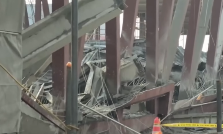 광주대표도서관 공사장 붕괴… 1명 사망‧3명 매몰