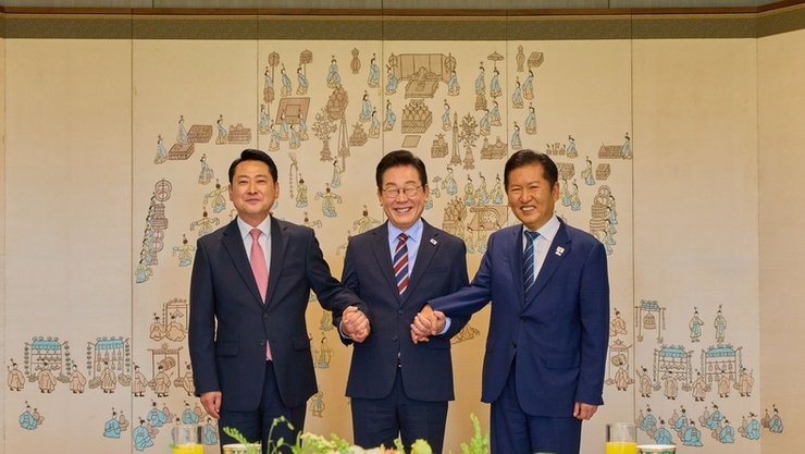 李대통령, 12일 여야 대표와 오찬…"의제 제한없이 대화“