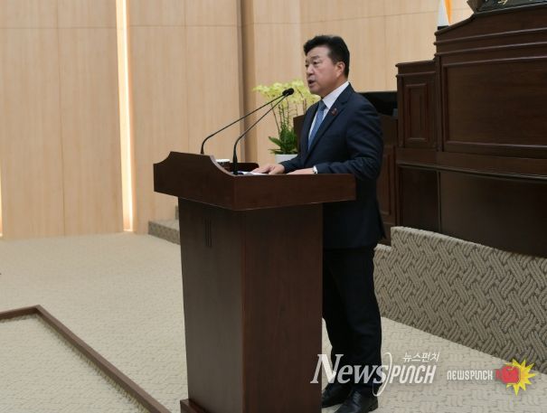 최재구 군수 시정연설