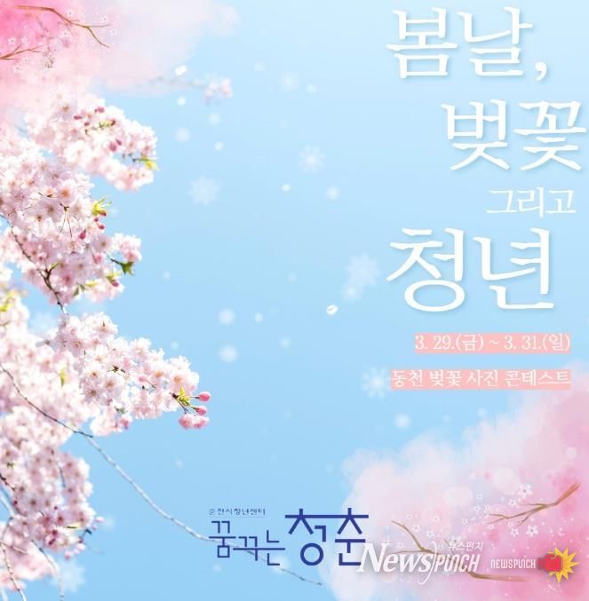 ‘봄날, 벚꽃 그리고 청년’ 주제로 사진 이벤트 개최