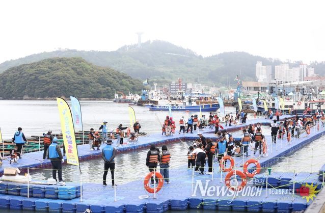 완도 장보고수산물축제 힐링 콘텐츠는? 대나무 바다낚시!
