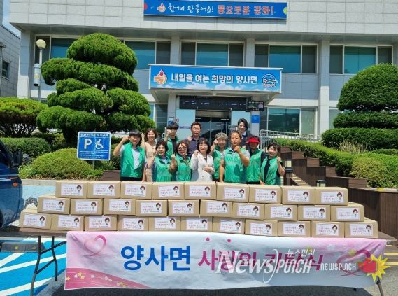 강화군 양사면 새마을남녀지도자, 무더운 여름 사랑의 김치 나눔