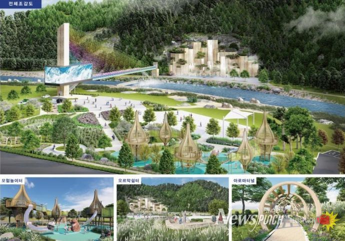 주진불빛공원 조감도