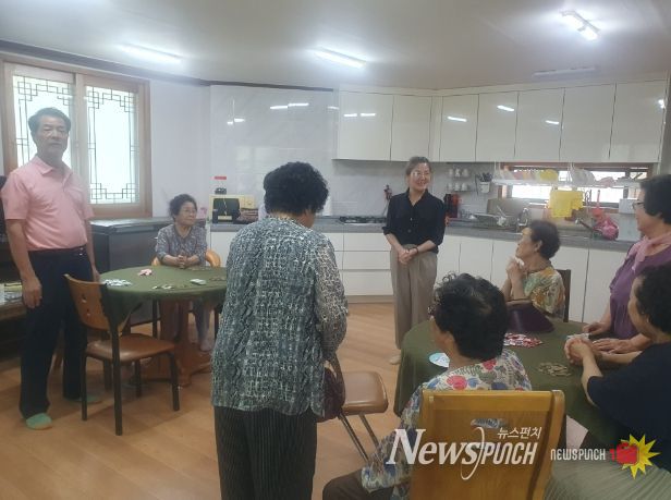 양산시 양주동, 폭염 대비 관내 경로당 방문