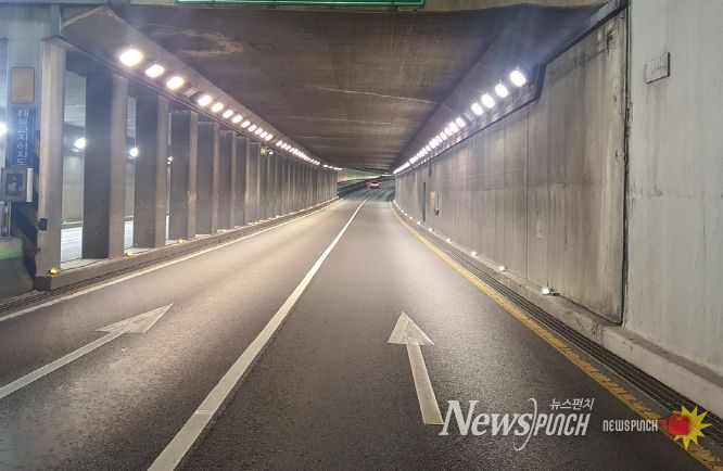 도청교 지하차도 등 3개소 LED 터널조명등 교체공사