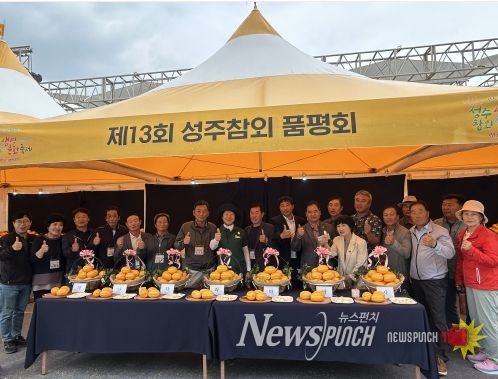 성주군, 제13회 성주참외 품평회 개최
