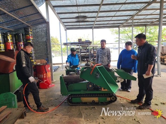 원거리 농기계 임대사업 협업