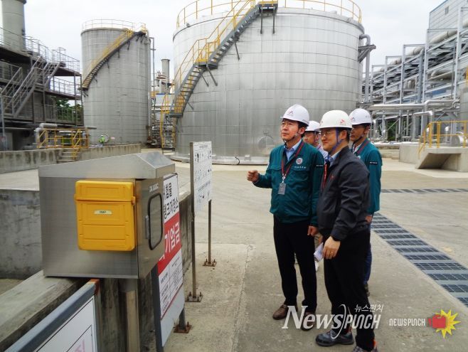 23일 SK온 배터리공장에서 진행된 민관합동 집중안전점검