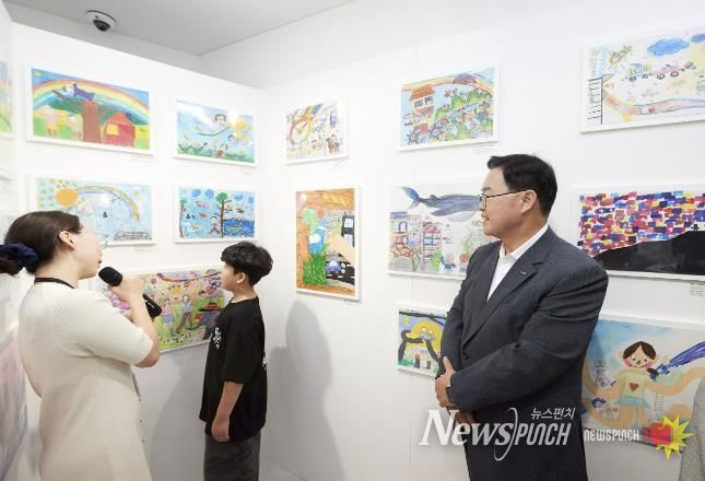 양주시, ‘2025년 양주시립미술관 어린이 그림그리기 대회’ 시상식 및 전시 개최