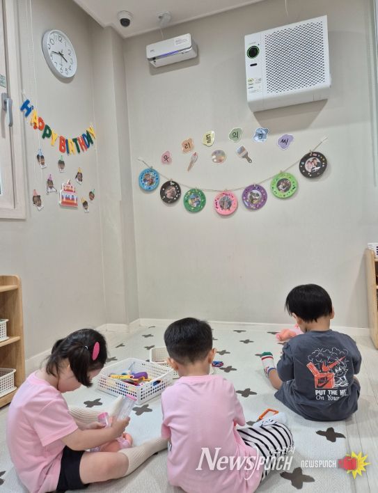 어린이집에 공기살균기 189대 지원