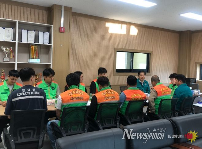 평창군-진부면 자율방재단, 여름철 자연재난 대비 소통 간담회