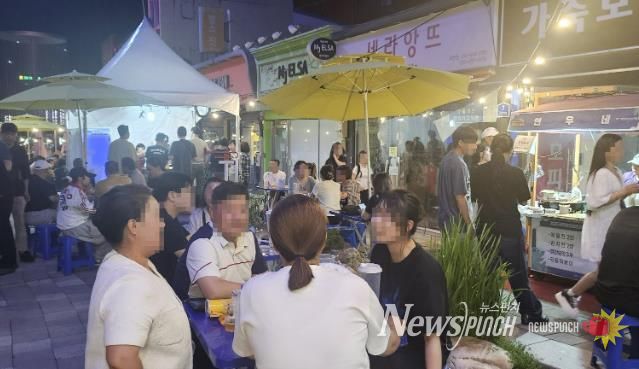 제천원도심상권 수제맥주&달빛야시장 축제 현장사진