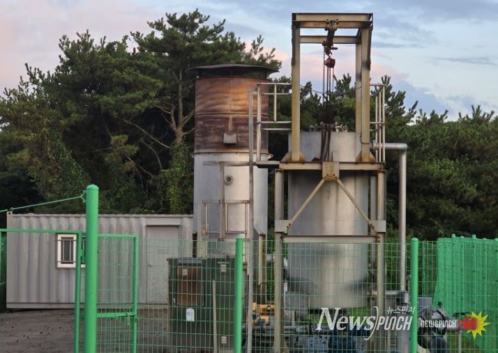 색달매립장 온실가스 감축설비