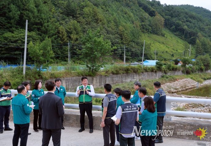 광동댐 수위 확보  및 긴급공사 추진