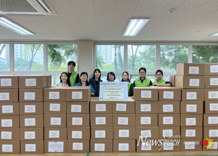LH경기북부지역본부 후원물품 전달 몇 추석명절 키트 제작 기념촬영