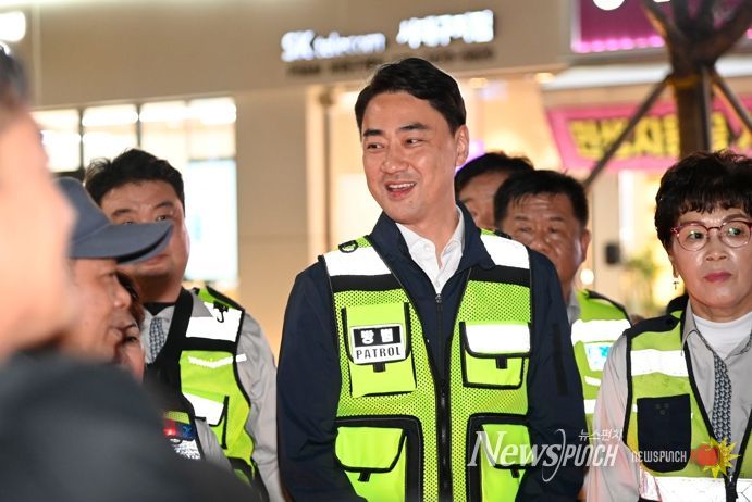 달성군-군 자율방범연합대, 안전취약지 야간 합동 순찰 실시