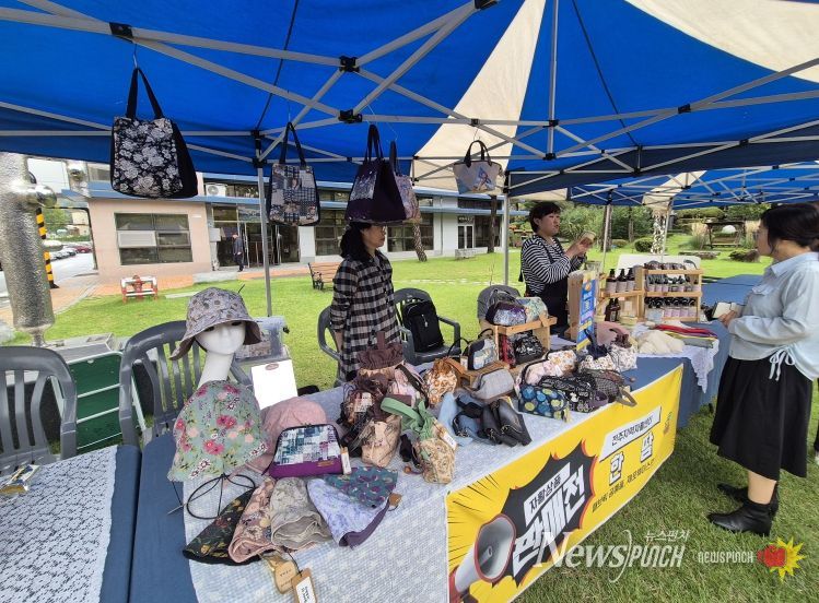 정읍시청 광장, 자활생산품 판매 ‘북적’