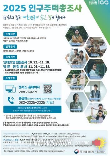 합천군, 2025 인구주택총조사 실시