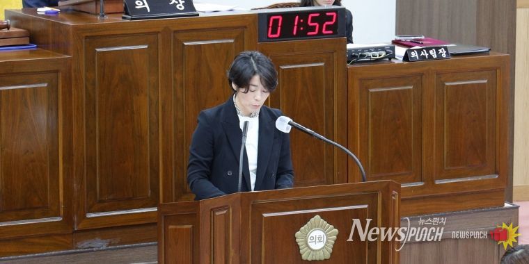 조준영의원 5분자유발언