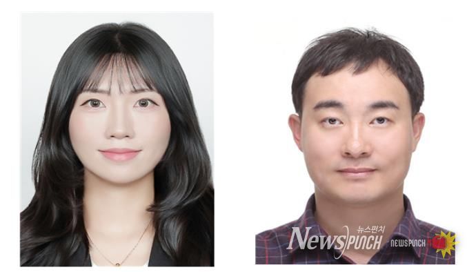 경상국립대학교 경영정보학 박사과정 안민영 씨와 유동희 교수(왼쪽부터)