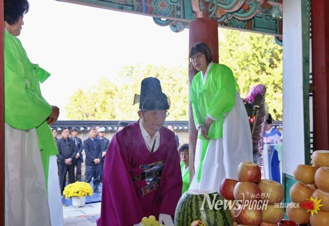 장수군 탄신 451주년 의암주논개 제례봉행