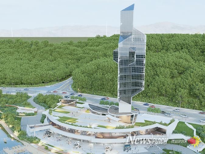 명암광망탑 리모델링 조감도