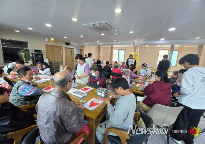 금산군 청소년수련관 동아리연합 마음쿡·하나지 봉사활동