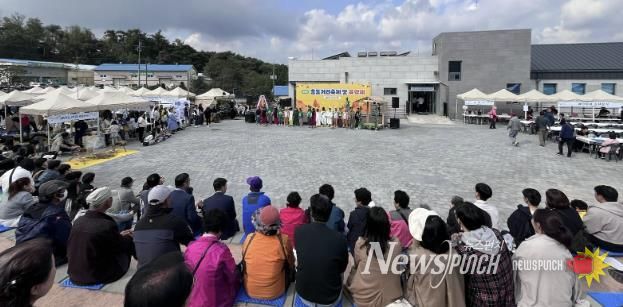 홍성군 홍동면, 친환경 화합의장...거리축제 성료