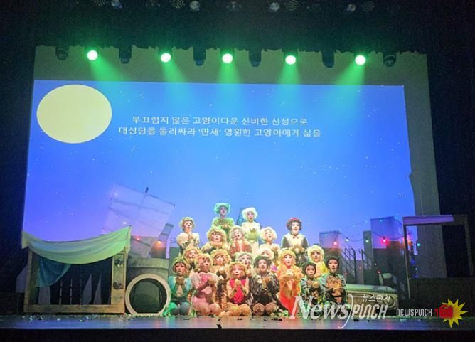 동래문화교육특구, 어린이 영어 뮤지컬단 '캣츠' 공연으로 감동 선사
