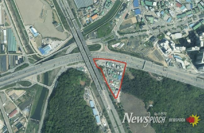 상록구 '건건3지구' 위치도