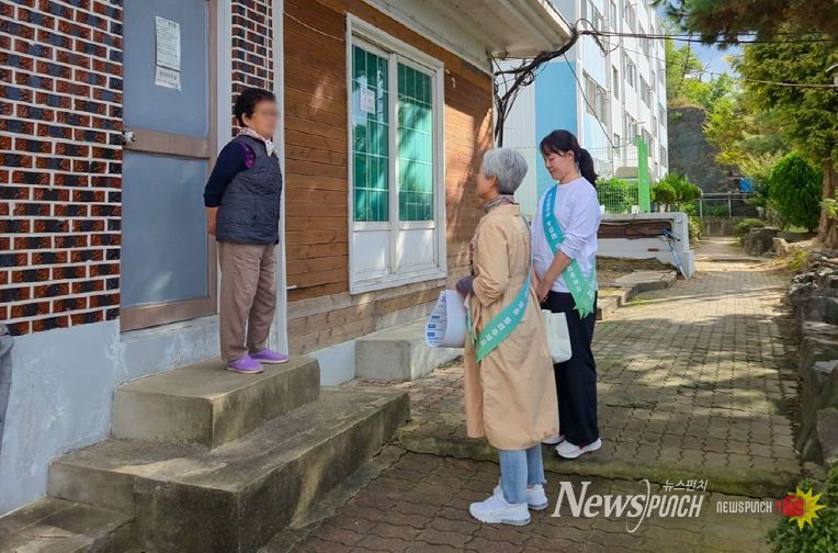 인구주택총조사 설명 및 조사협조요청 사진
