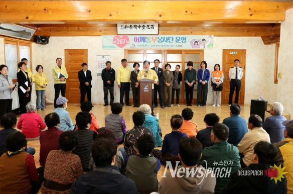 농번기 일정 조정해 영남면 주민 대상 봉사활동