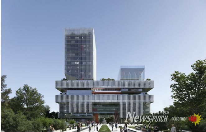 신청사(구청·구의회 조감도)