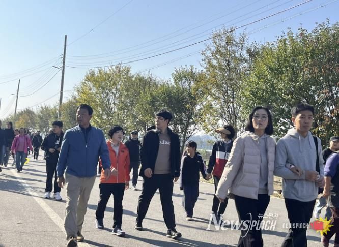 지난해 한천천 탐방 축제 사진