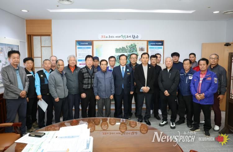 유희태 완주군수, 개인택시 운수종사자 소통 간담회