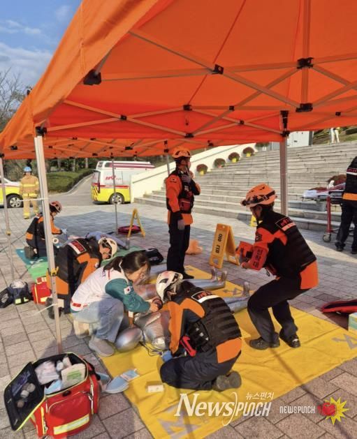 동두천시보건소, 신속대응반 현장응급의료소 운영평가 실시