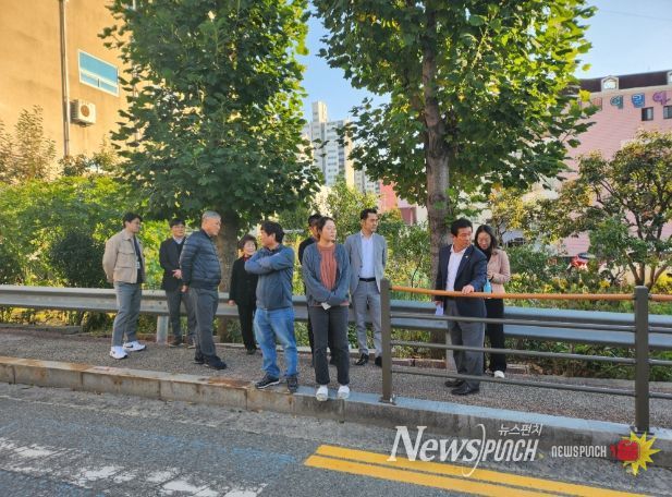 최형열 기획행정위원장, 삼천3동 주민 생활환경 점검