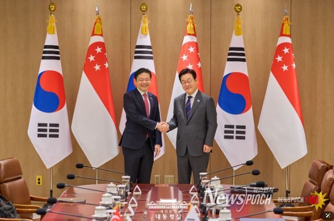 한국·싱가포르 정상회담(대통령실)