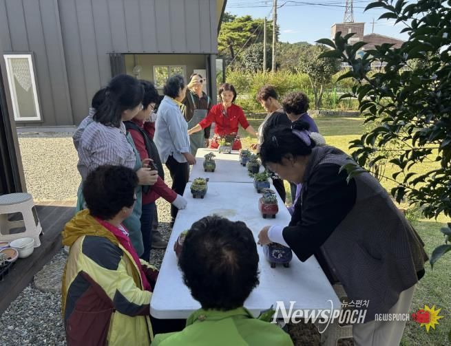 농촌자원 융복합 치유농업 프로그램 운영 사진