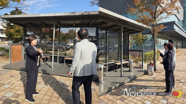 김원순 의원, 국민체육센터 흡연실 '청소년 간접흡연' 개선 나서