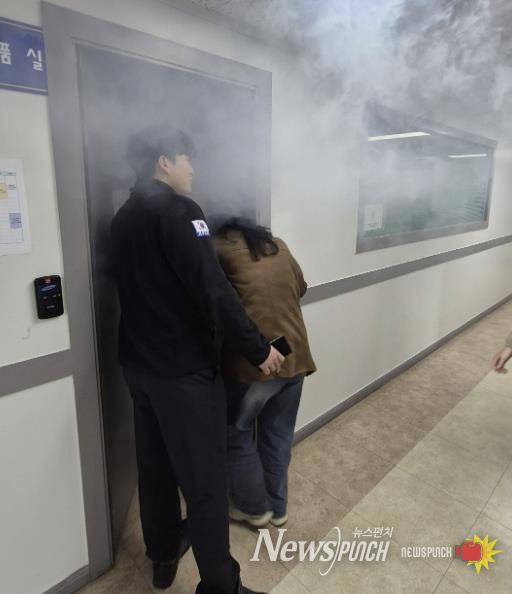 수원시 팔달구 우만2동, 공공기관 합동 소방훈련 실시