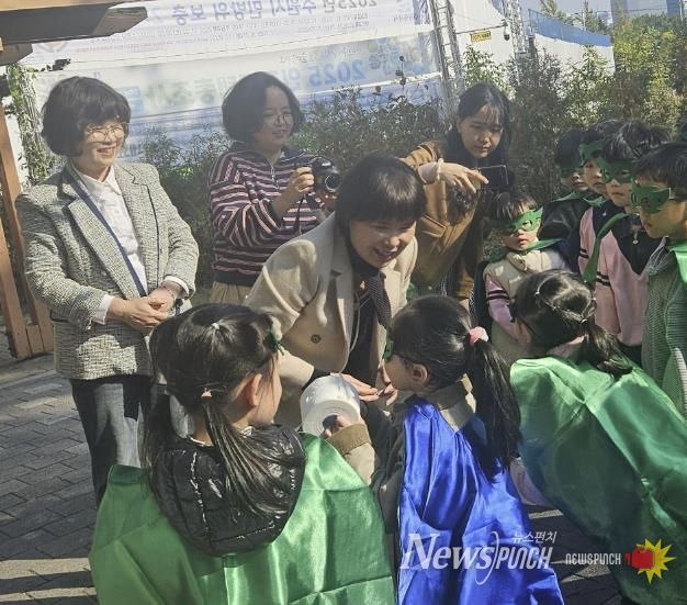 수원시 영통구 매탄1동, 사랑유치원과 우유팩 교환 체험 활동 실시