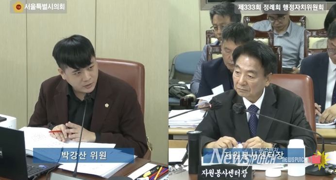 박강산 시의원, 청소년 자원봉사 프로그램 자치구별 편차 좁혀야