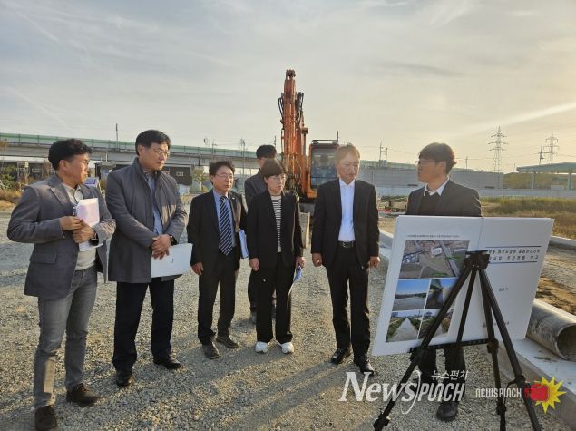 전북도, 익산 송학동 상습 침수지역 대응사업 현장 점검