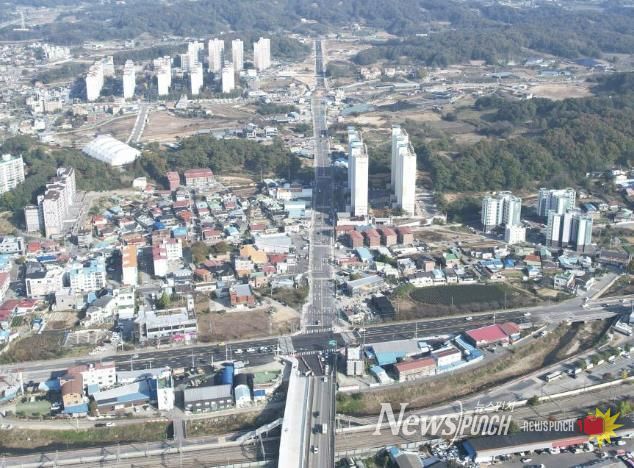 장야~상야간 도시계획도로 개통