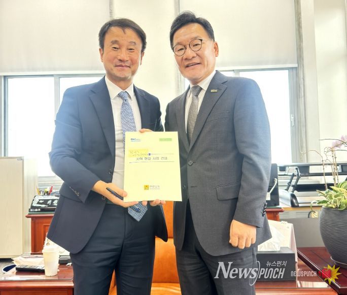 강위원 부지사, 한병도 예결위원장과 면담