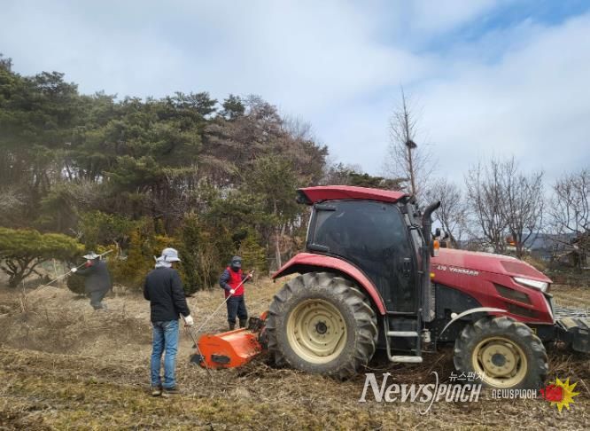 서천군, 찾아가는 영농부산물 파쇄 서비스 신청접수