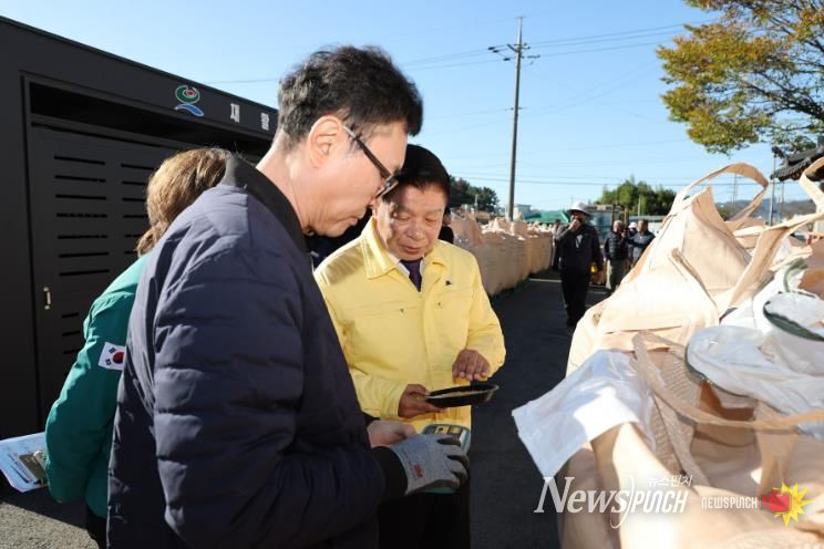 고성군 거류면, 2025년산 공공비축미곡(톤백) 매입 시작