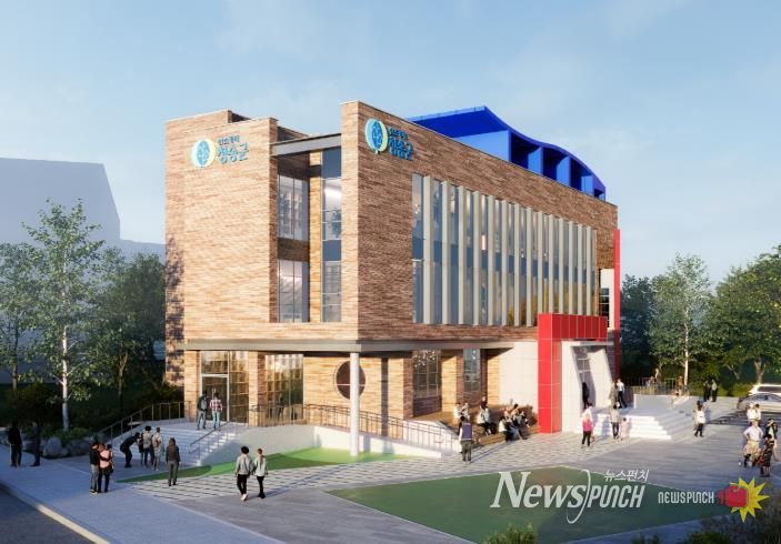 청송군립진보공공도서관, 군민을 위한 복합문화공간으로 새 단장-조감도